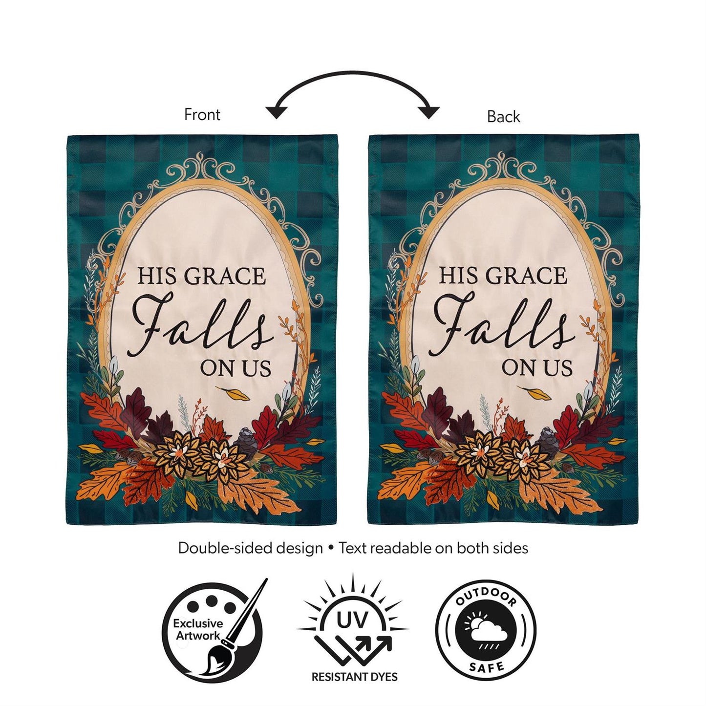 Garden Flag - His Grace Falls on Us
