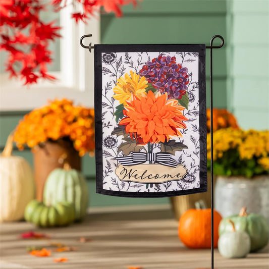 Garden Flag - Fall Floral Toile