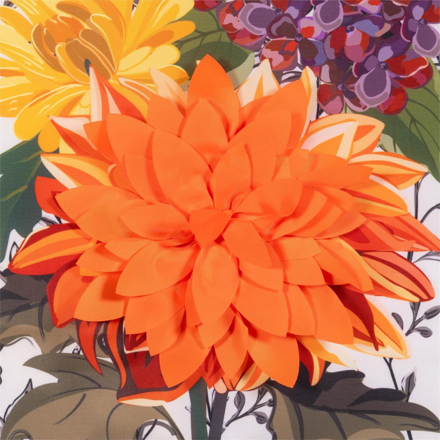 Garden Flag - Fall Floral Toile