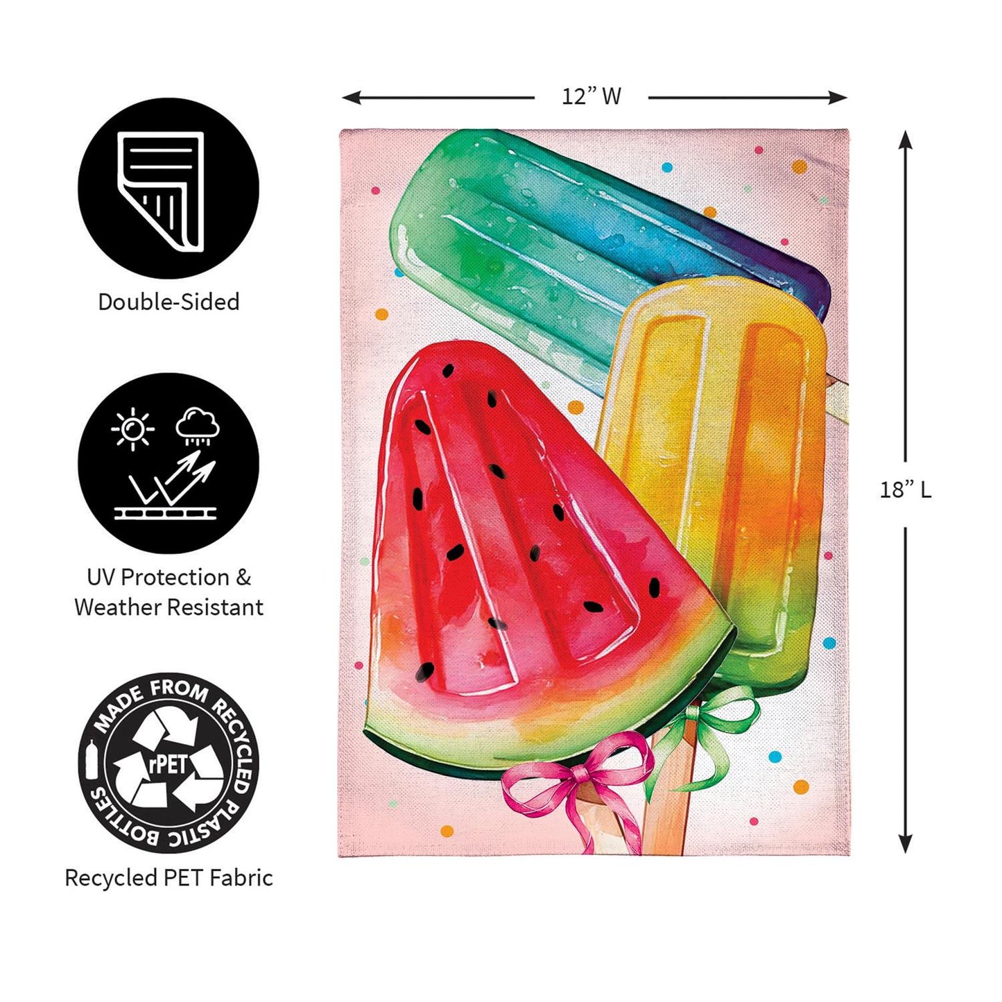 Garden Flag - Summer Treats Burlap