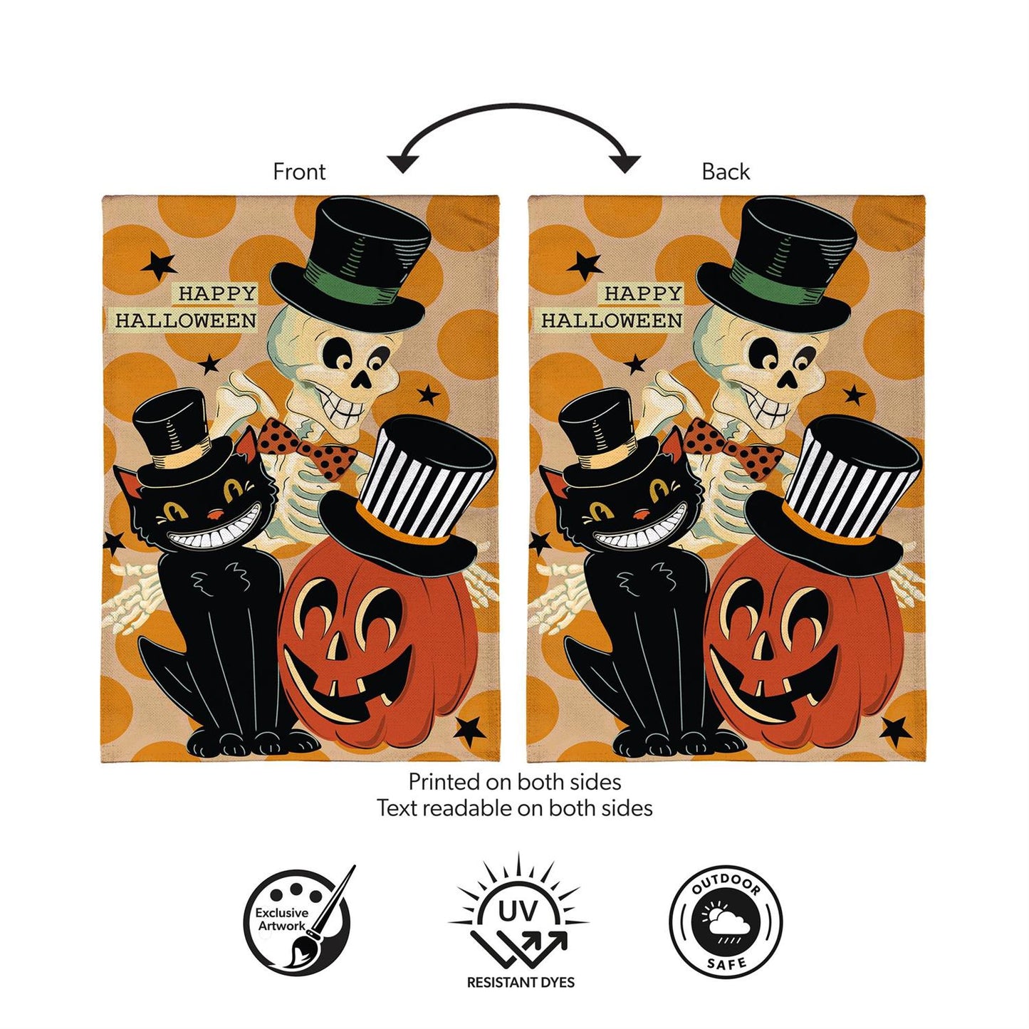 Garden Flag - Halloween Trio