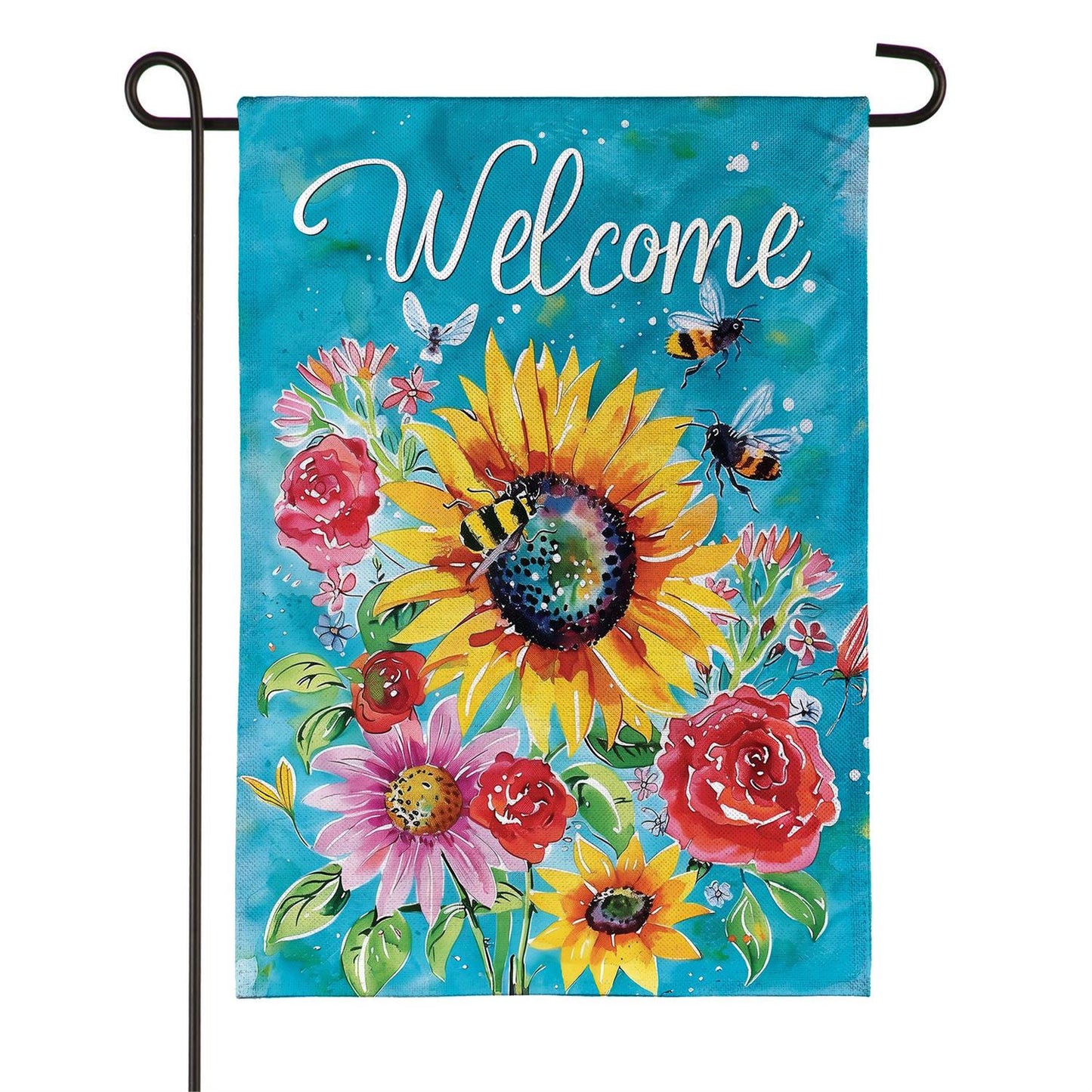 Garden Flag - Colorful Summer Blooms