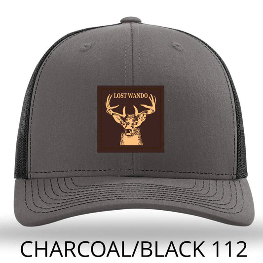 Hat - Buck Hat Charcoal - Black 112