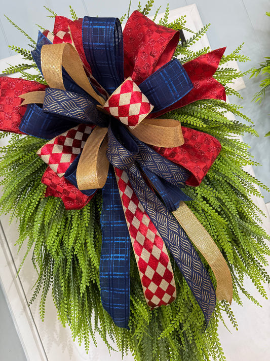 Oval Bead Grass Wreath
