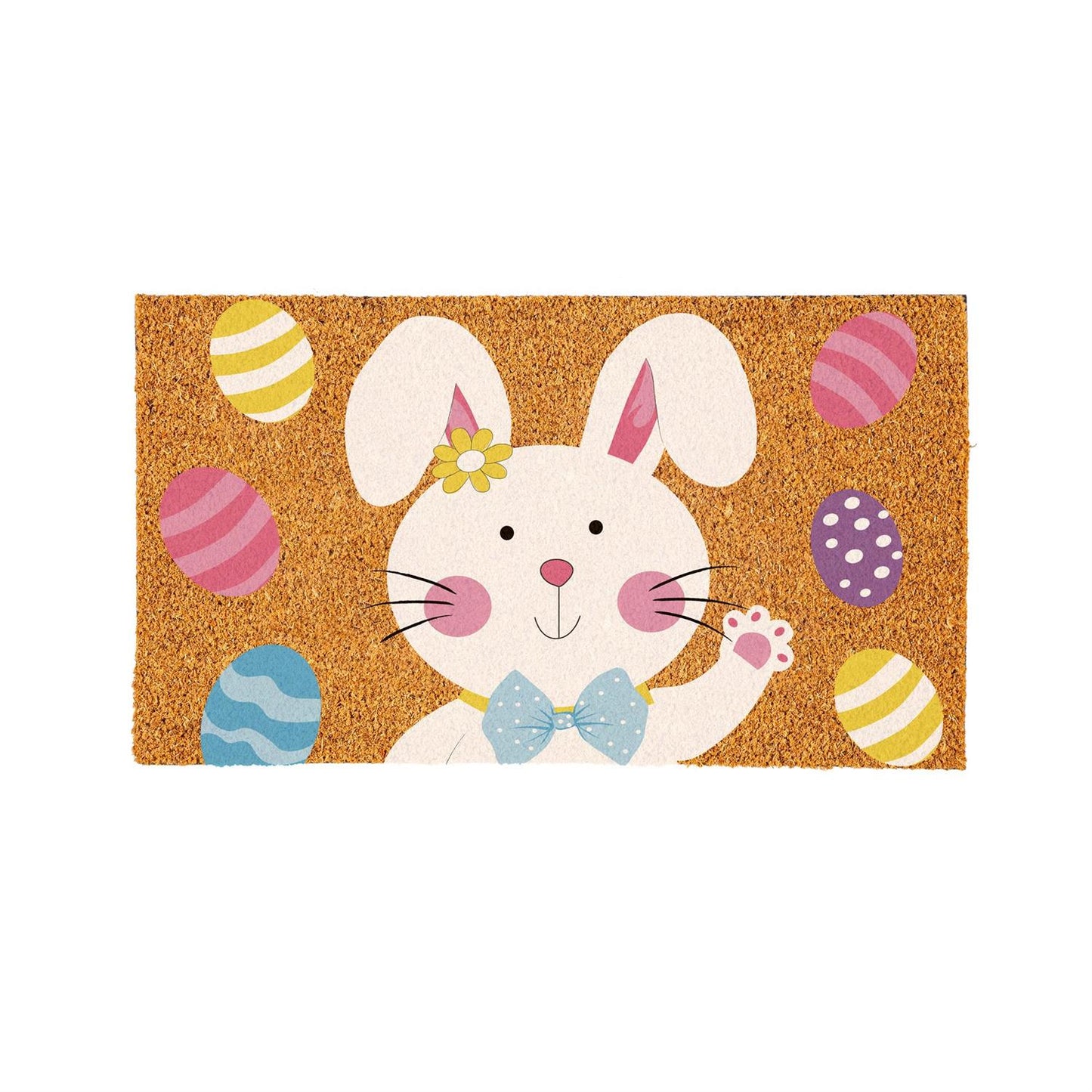 Coir Mat - Bowtie Bunny
