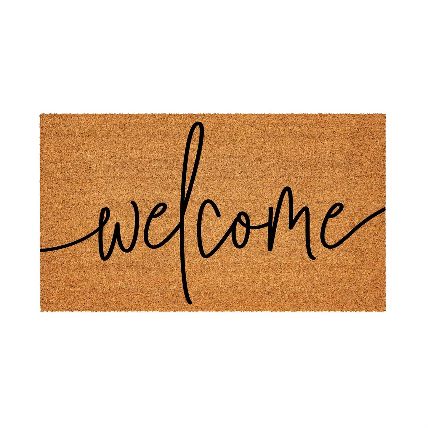 60" x 24" Coastal Coir Mat Welcome