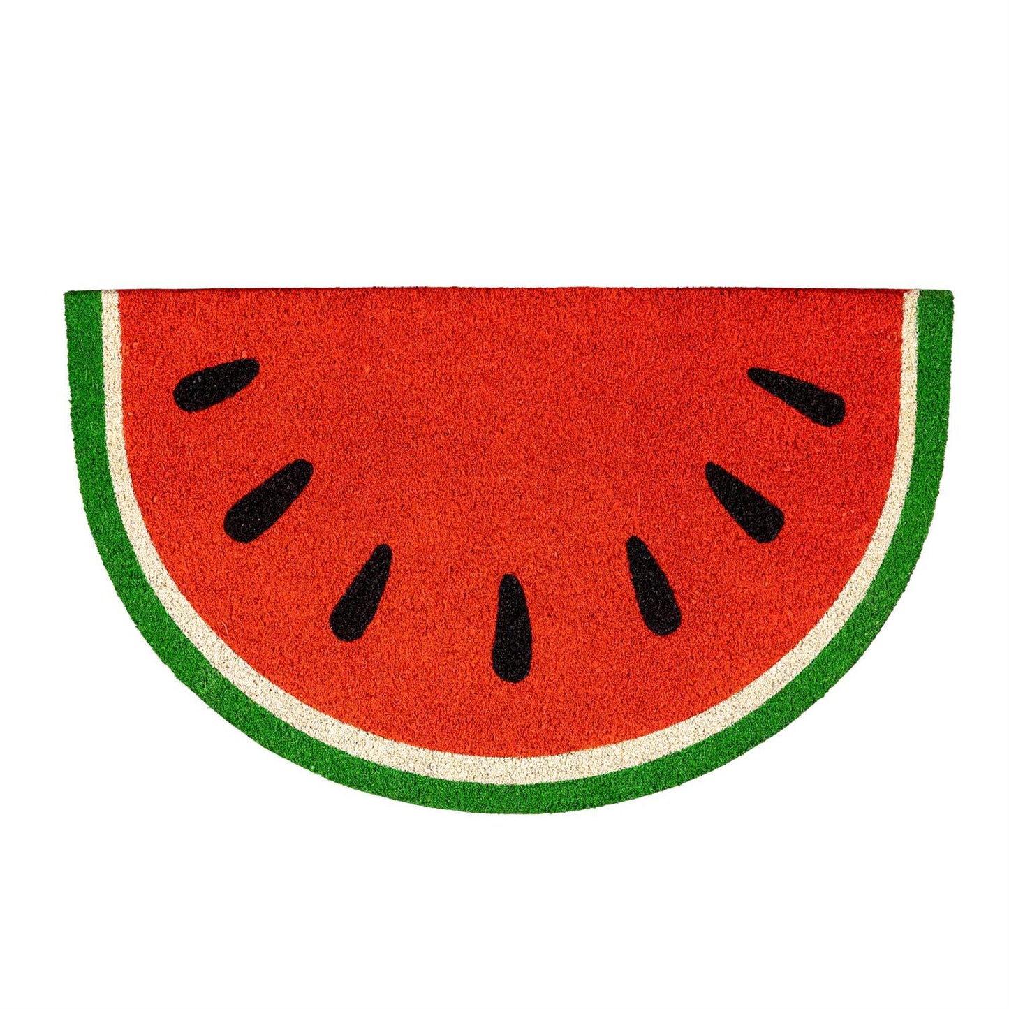 Coir Mat - Sweet Summer Piggy Watermelon Shaped