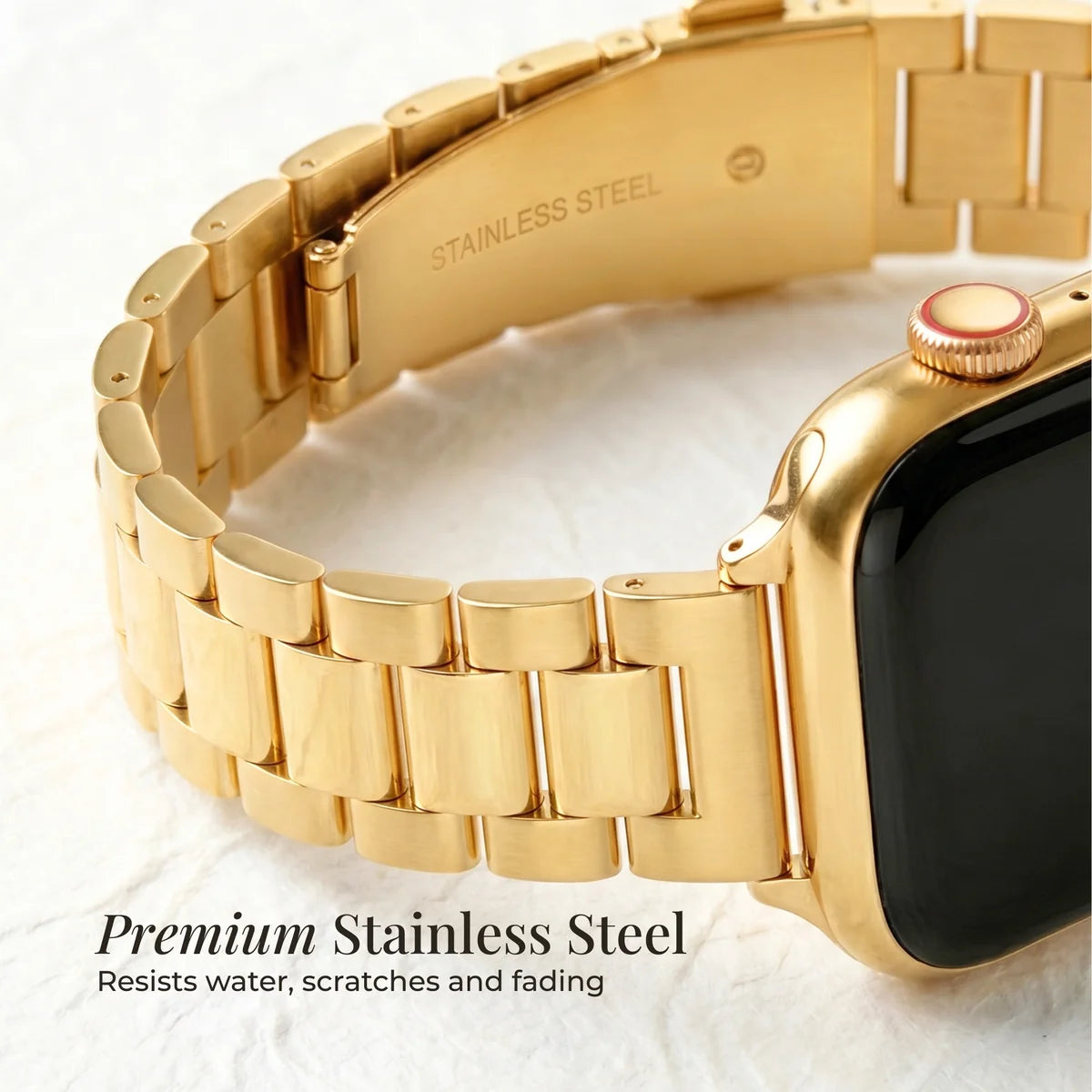Apple Watch Strap - Classic Gold Luxury