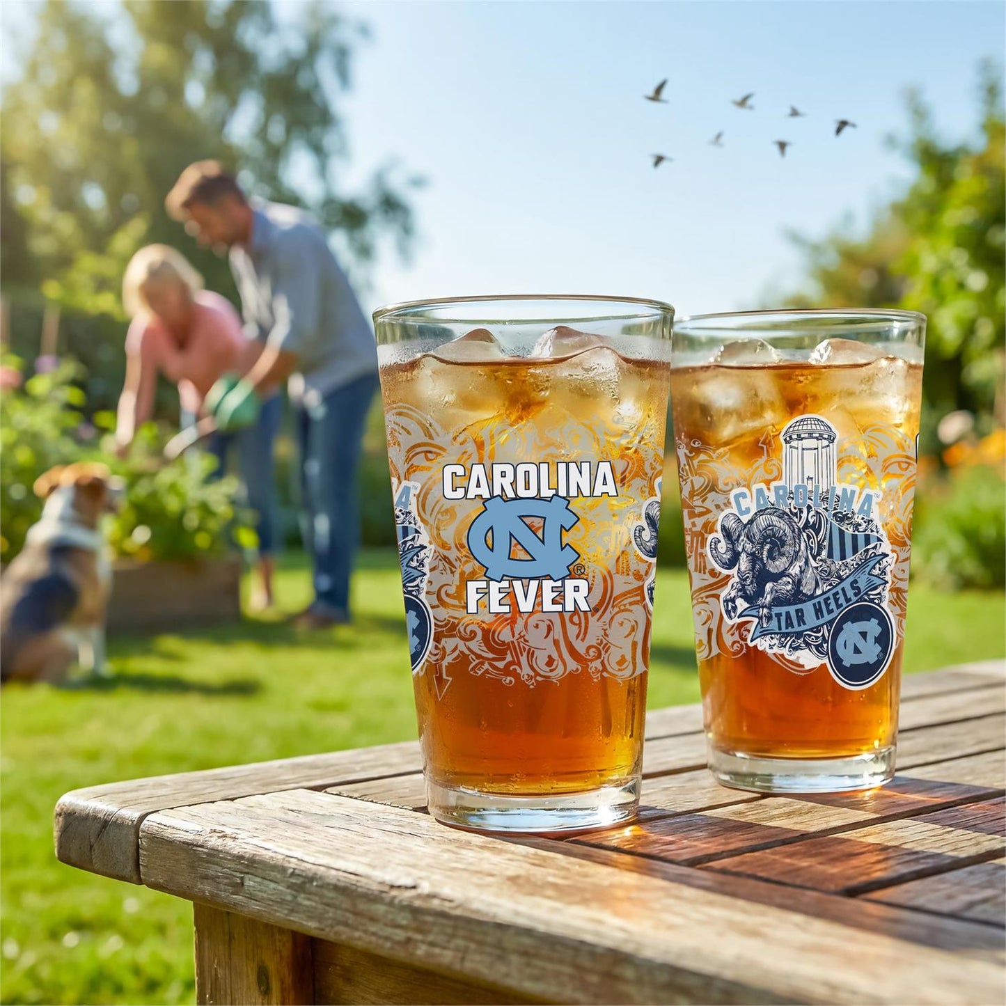 16 oz Pint Glass Set - UNC