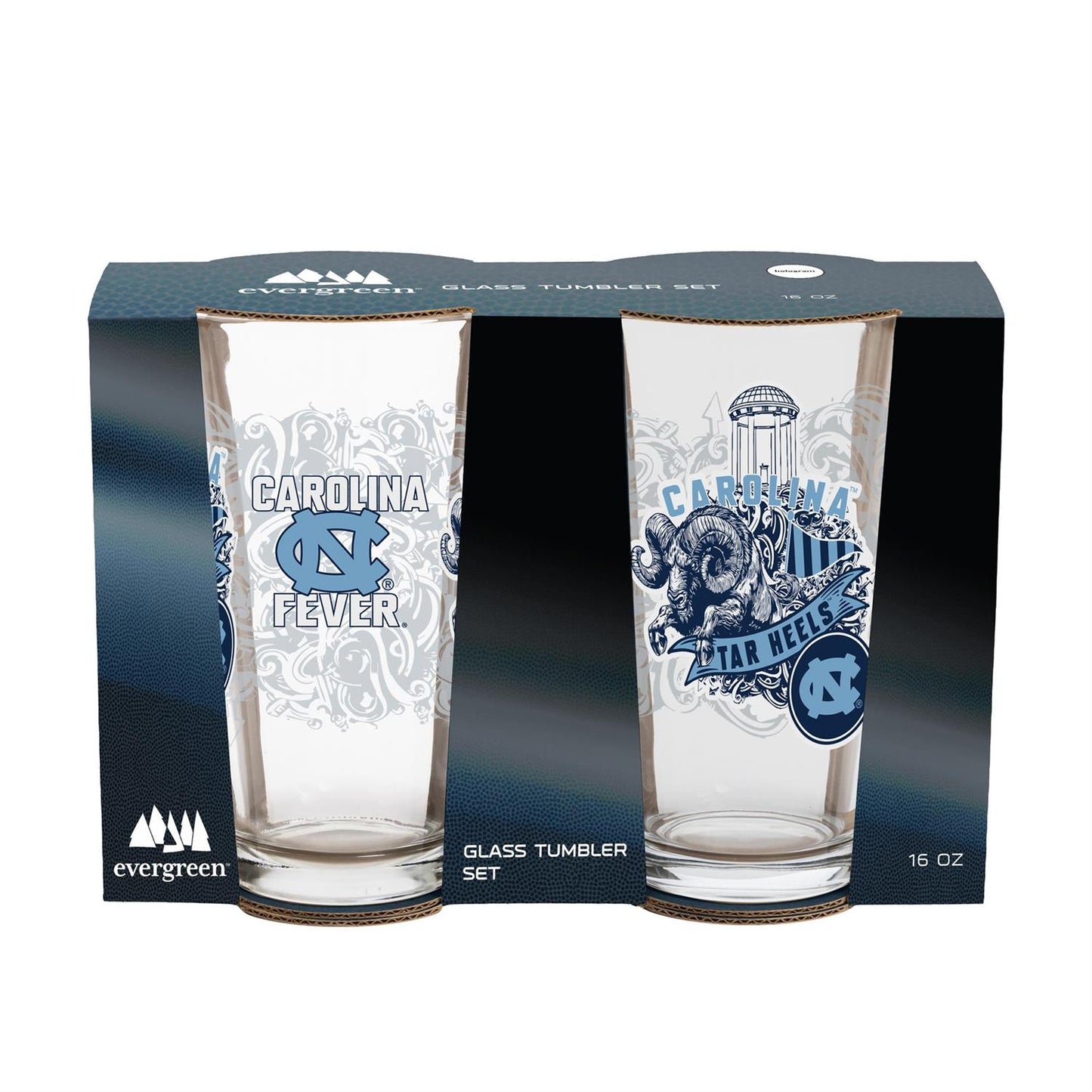 16 oz Pint Glass Set - UNC