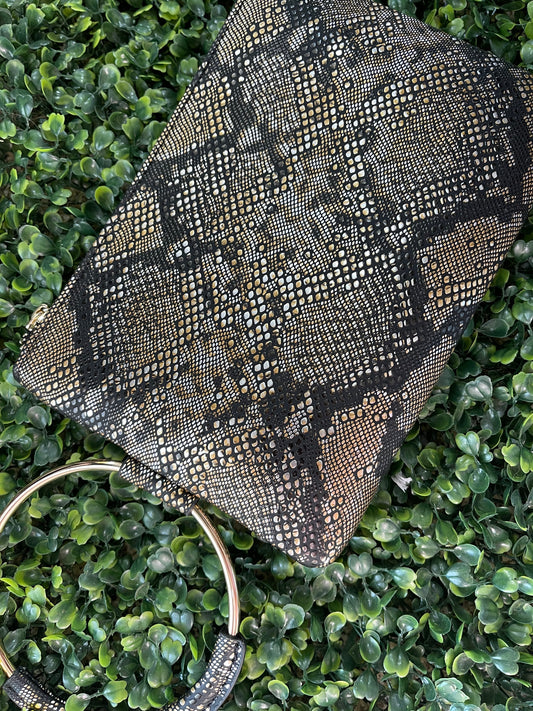 Snake Crossbody - Gold