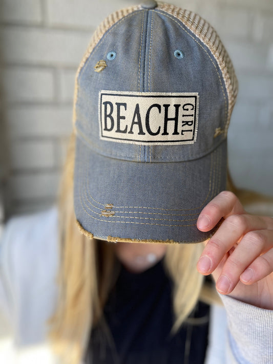 Hat - Beach Girl Sky Blue