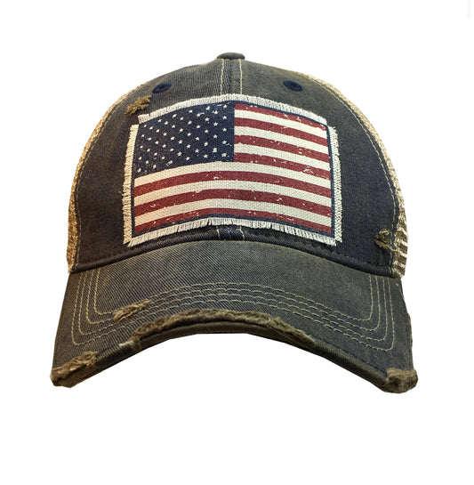 Hat - American Flag Navy Blue