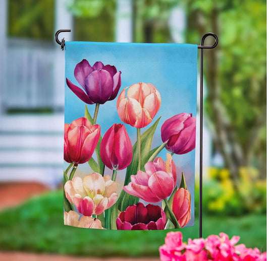 Garden Flag - Tulip Palooza