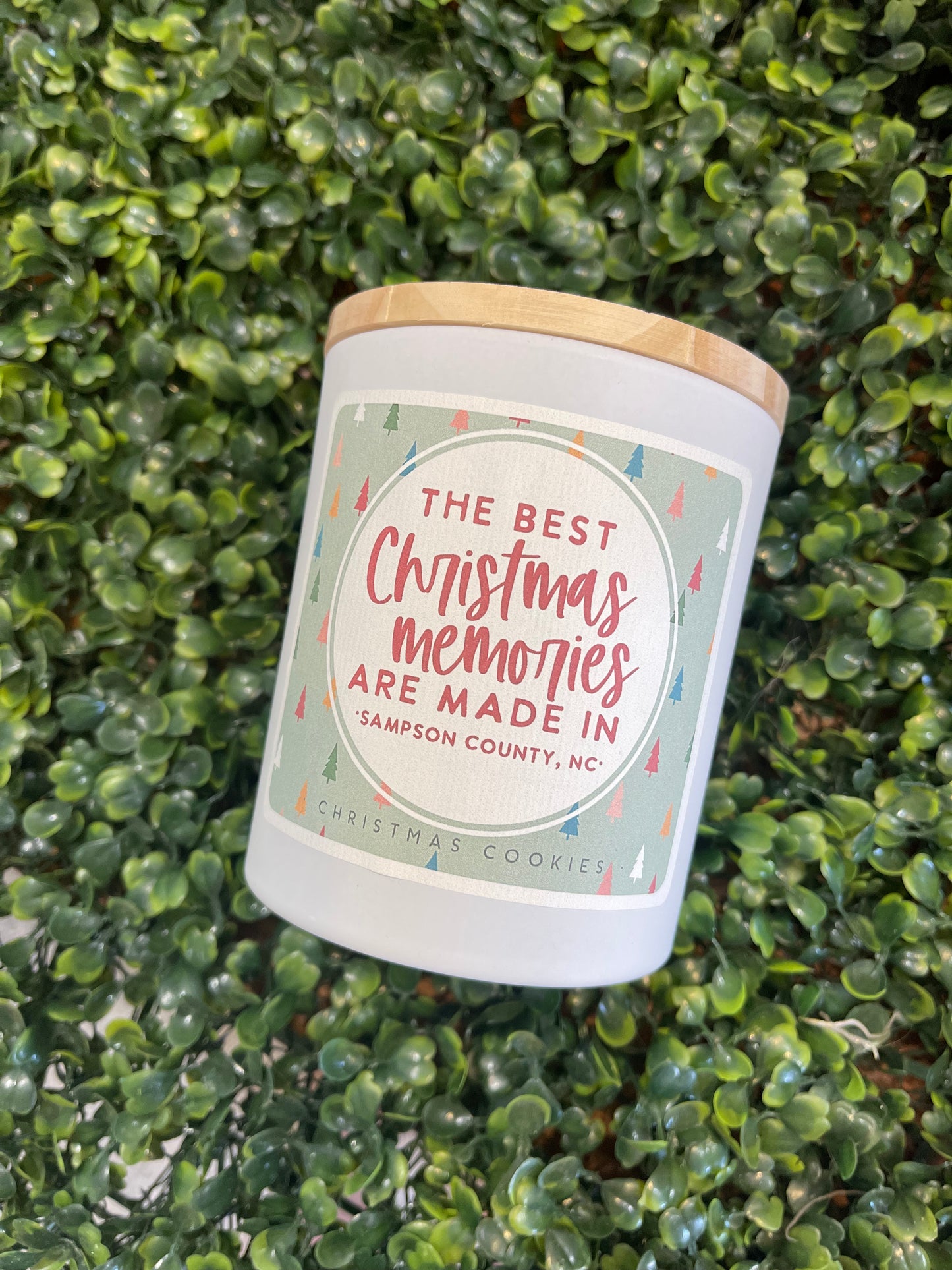 Christmas Memories Cookie Candle