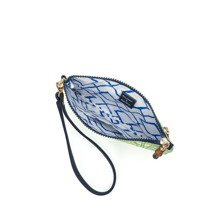 Wristlet - Lime Lattice