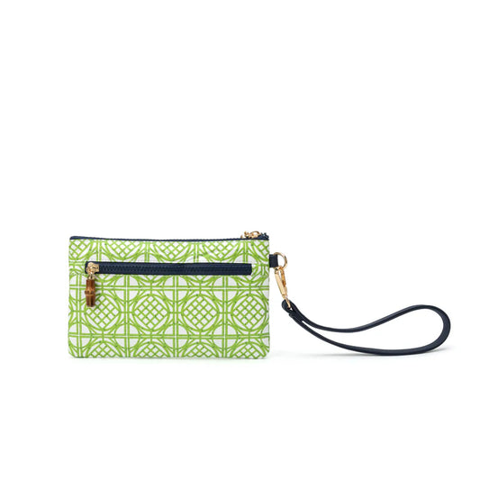 Wristlet - Lime Lattice