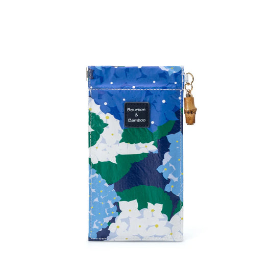 Sunglass Case - Blue Hydrangea