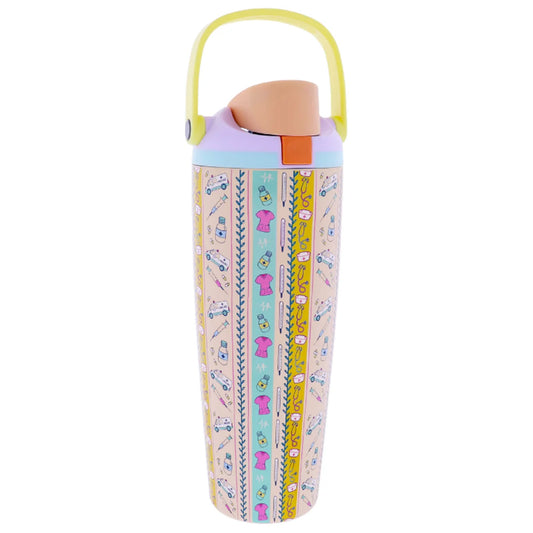 30oz Water Bottle w/ Bucket Handle - Always on Call