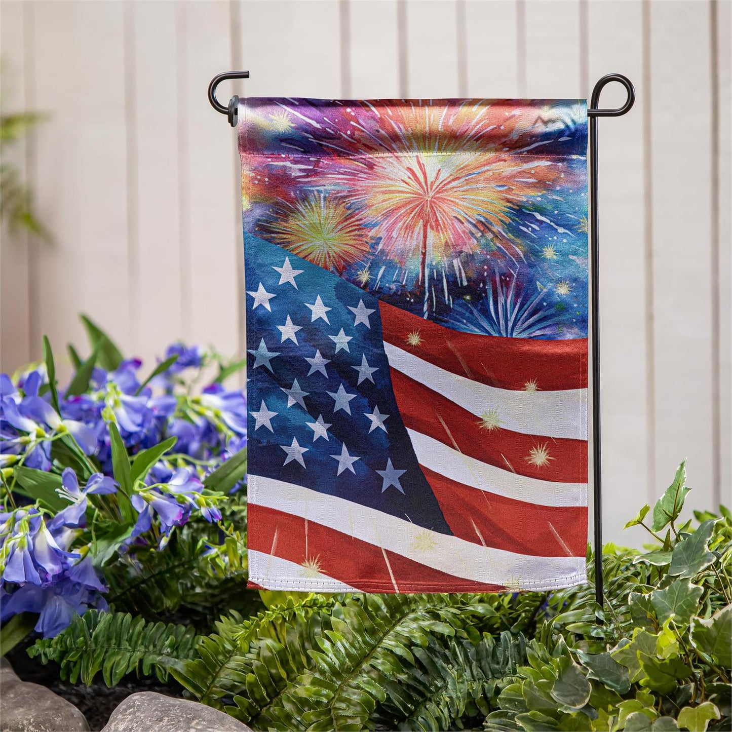 Garden Flag - American Classic Fireworks