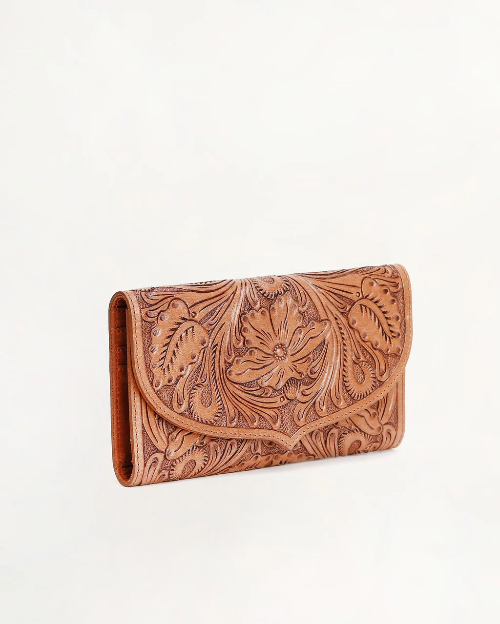 Gloriana Wallet - Handtooled Leather