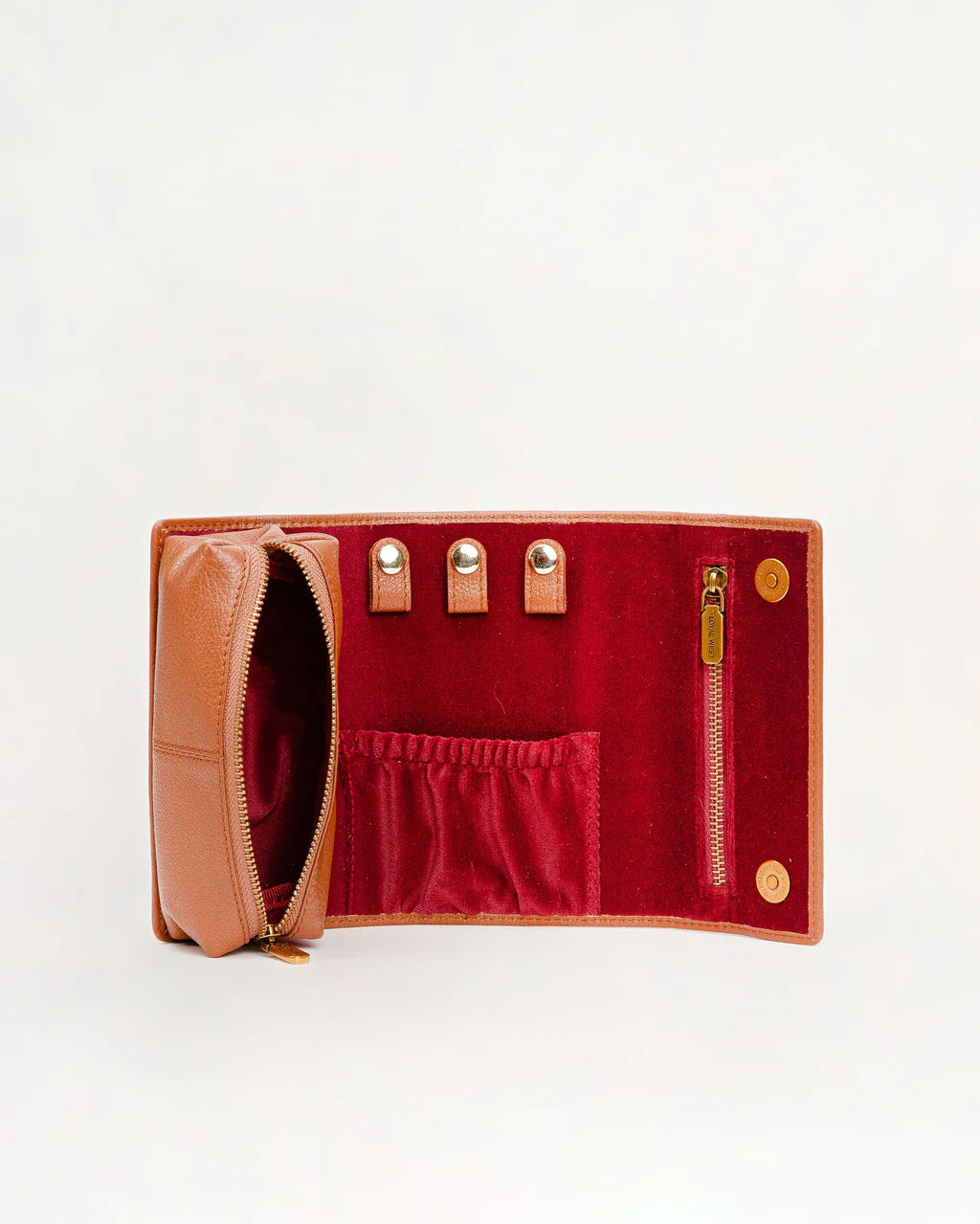 Canyon Jewelry Case - Brown & White
