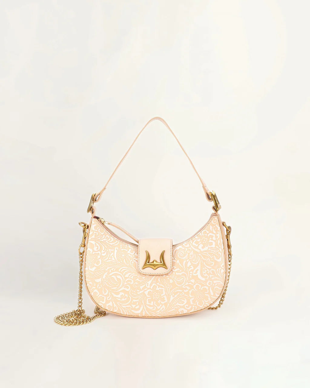 Hobo Purse - Beige Floral