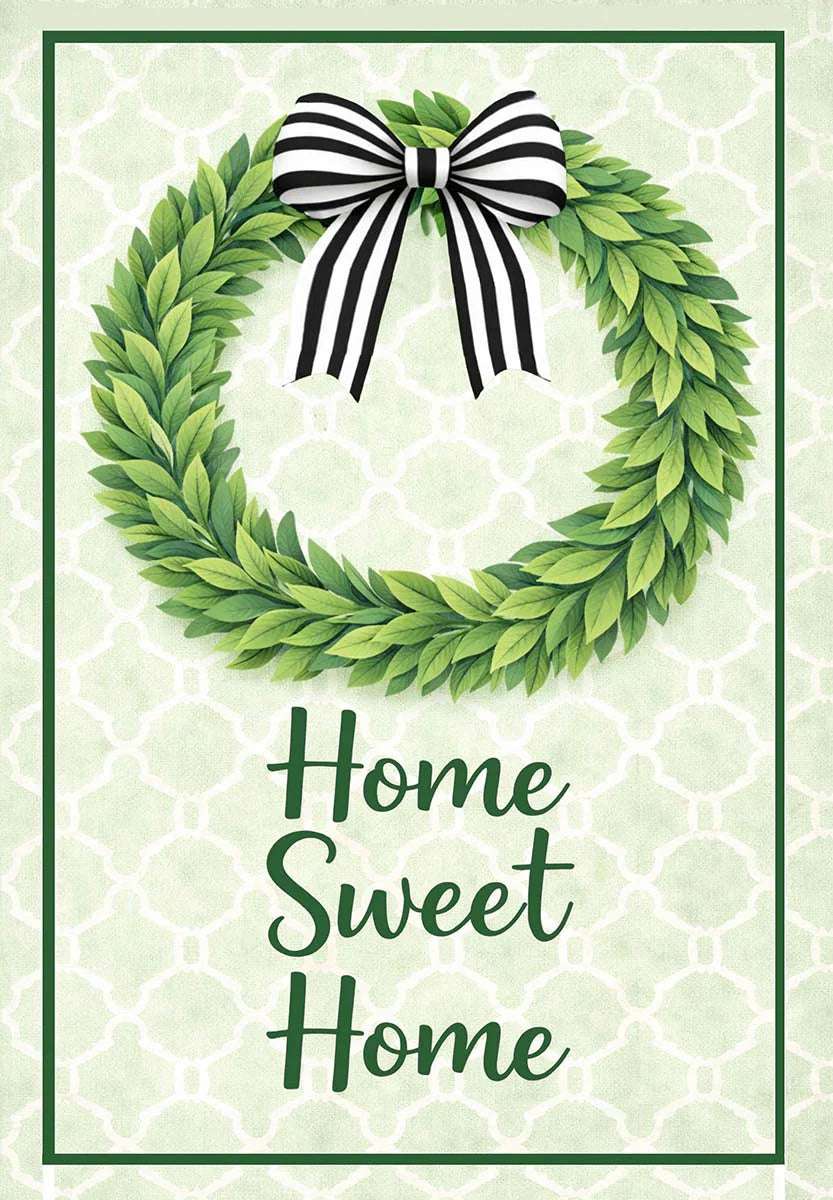 Garden Flag - Laurel Home Sweet Home