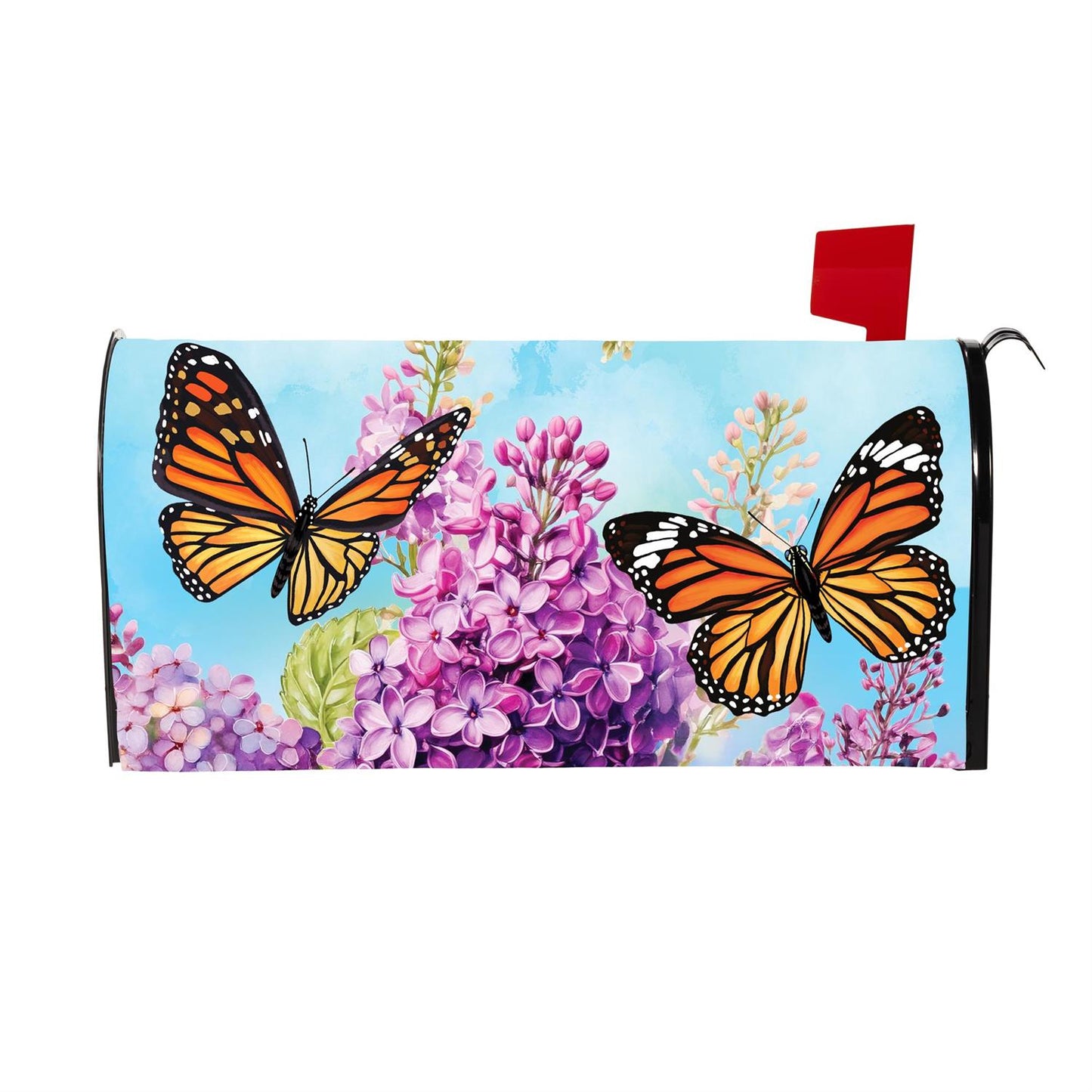 Mailbox Cover- Lilac & Butterfly