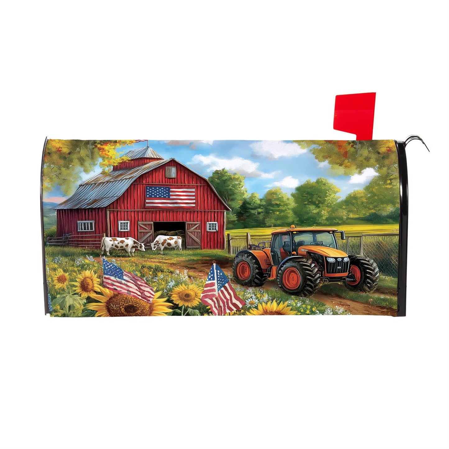 Mailbox Cover - Patriotic Land