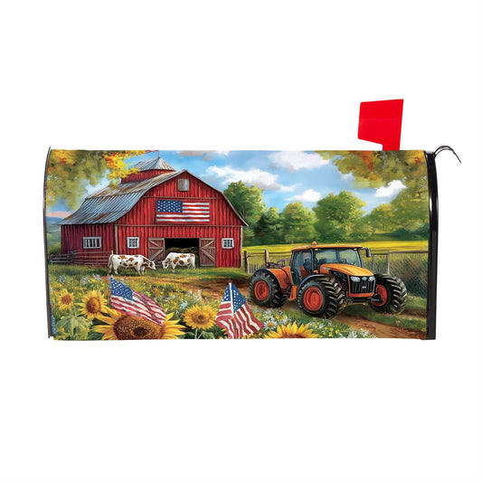 Mailbox Cover - Patriotic Land
