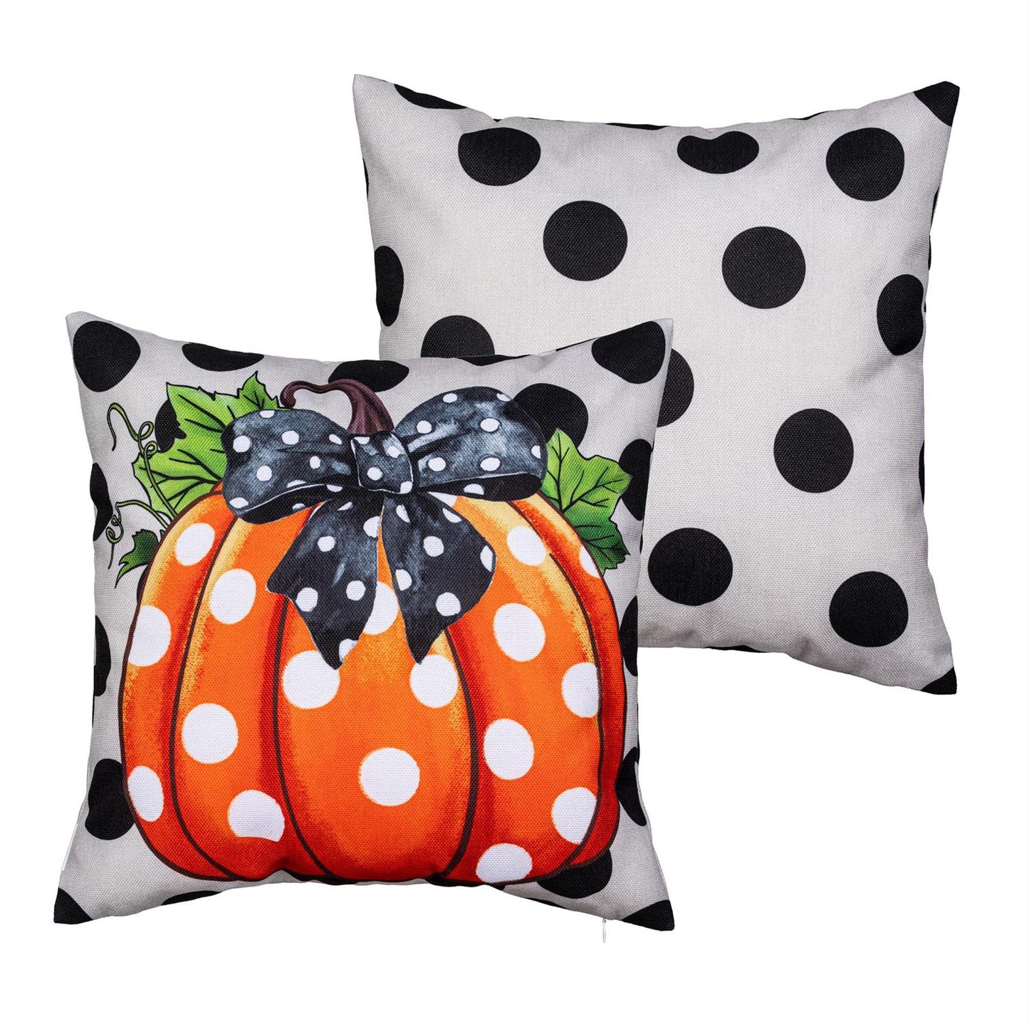 Pillow Cover - Patterned Pumpkins