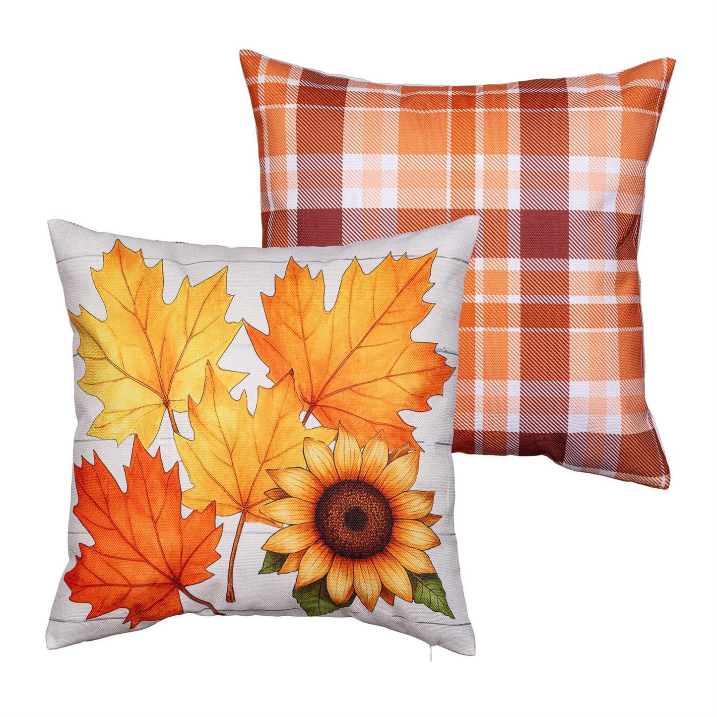 Pillow Cover - Hello Fall Leaves