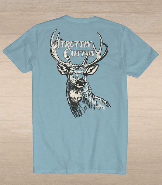 Short Sleeve - Pencil Sketch Buck