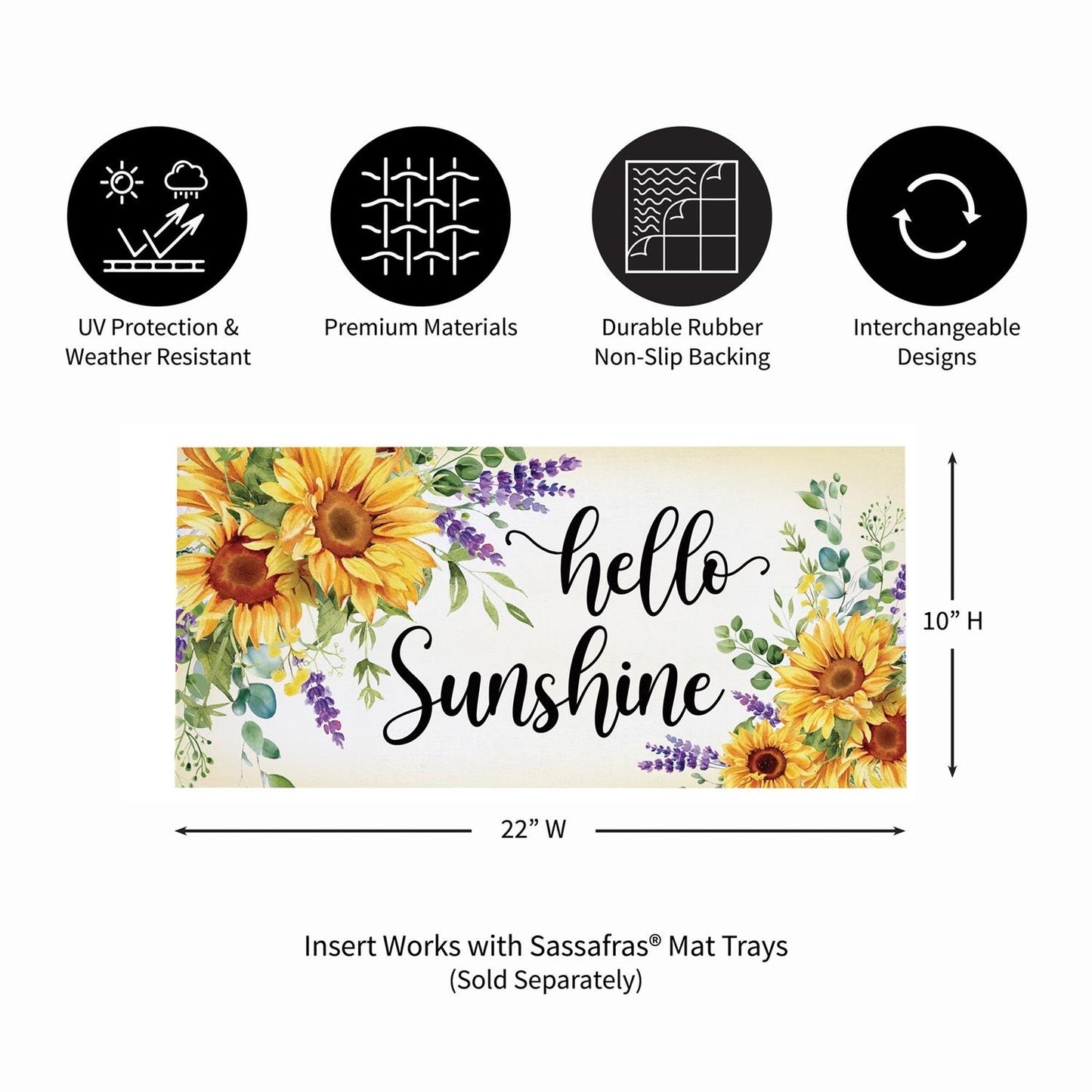 Sassafras Insert - Hello Sunshine Sunflower