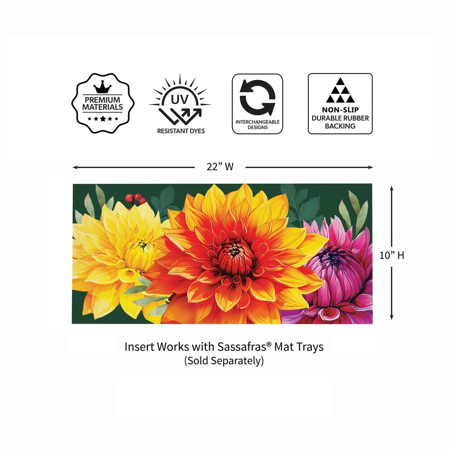 Sassafras Mat - Fall Mums