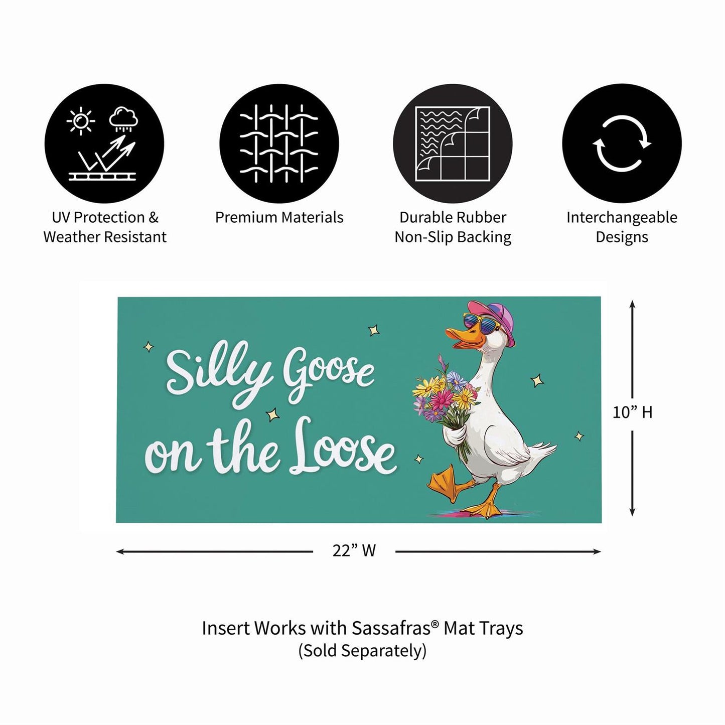 Sassafras Insert - Silly Goose on the Loose