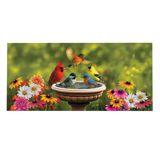 Sassafras Mat - Bathing Birds