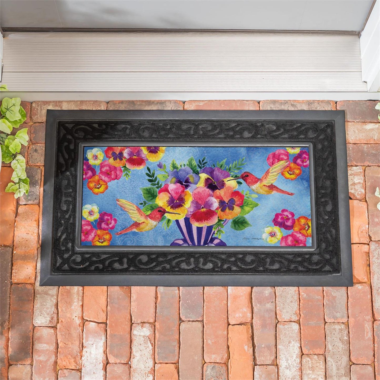 Sassafras Insert - Pansies & Butterflies