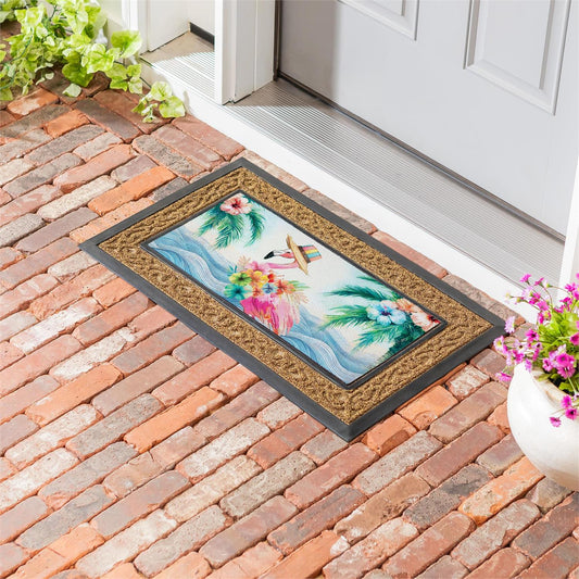 Sassafras Insert - Palm Beach Floral Flamingo