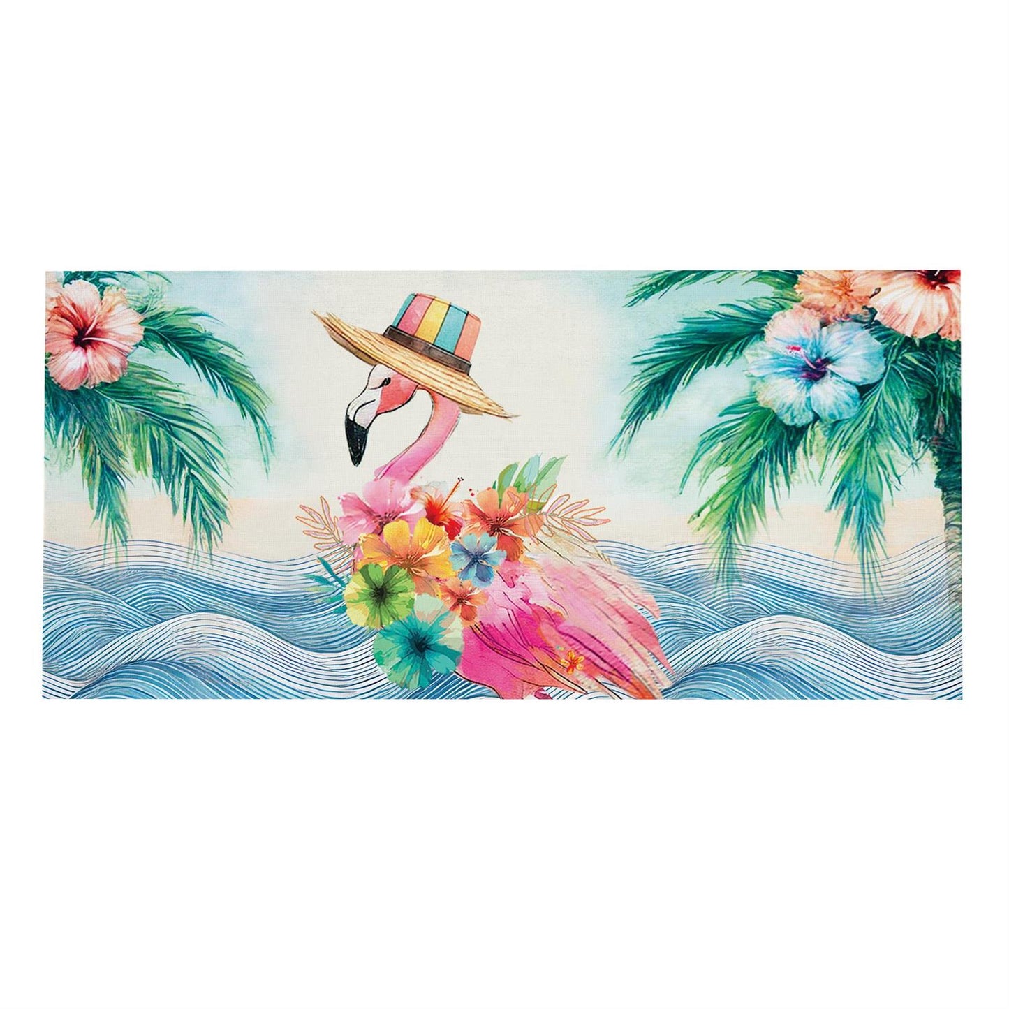 Sassafras Insert - Palm Beach Floral Flamingo