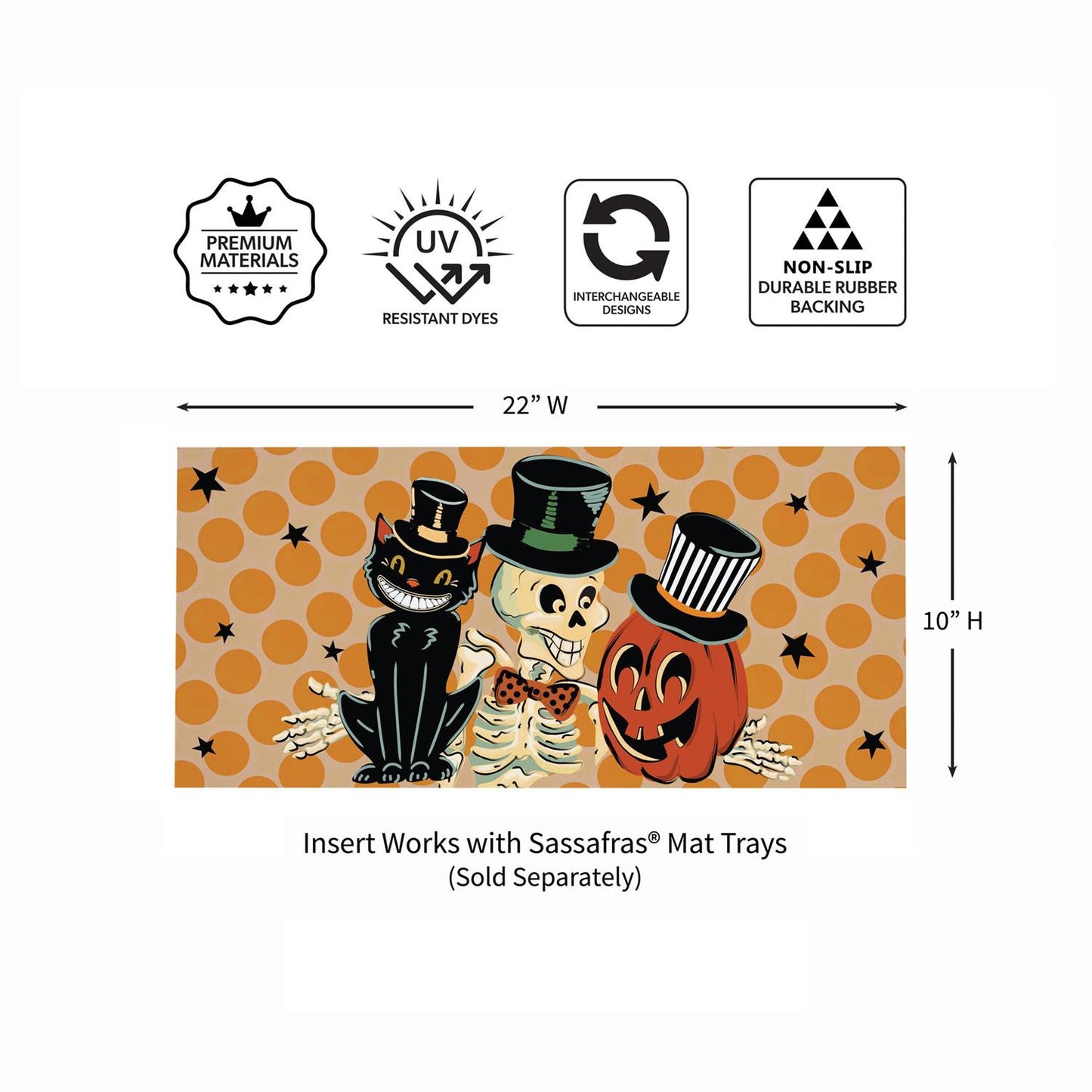 Sassafras Mat - Halloween Trio