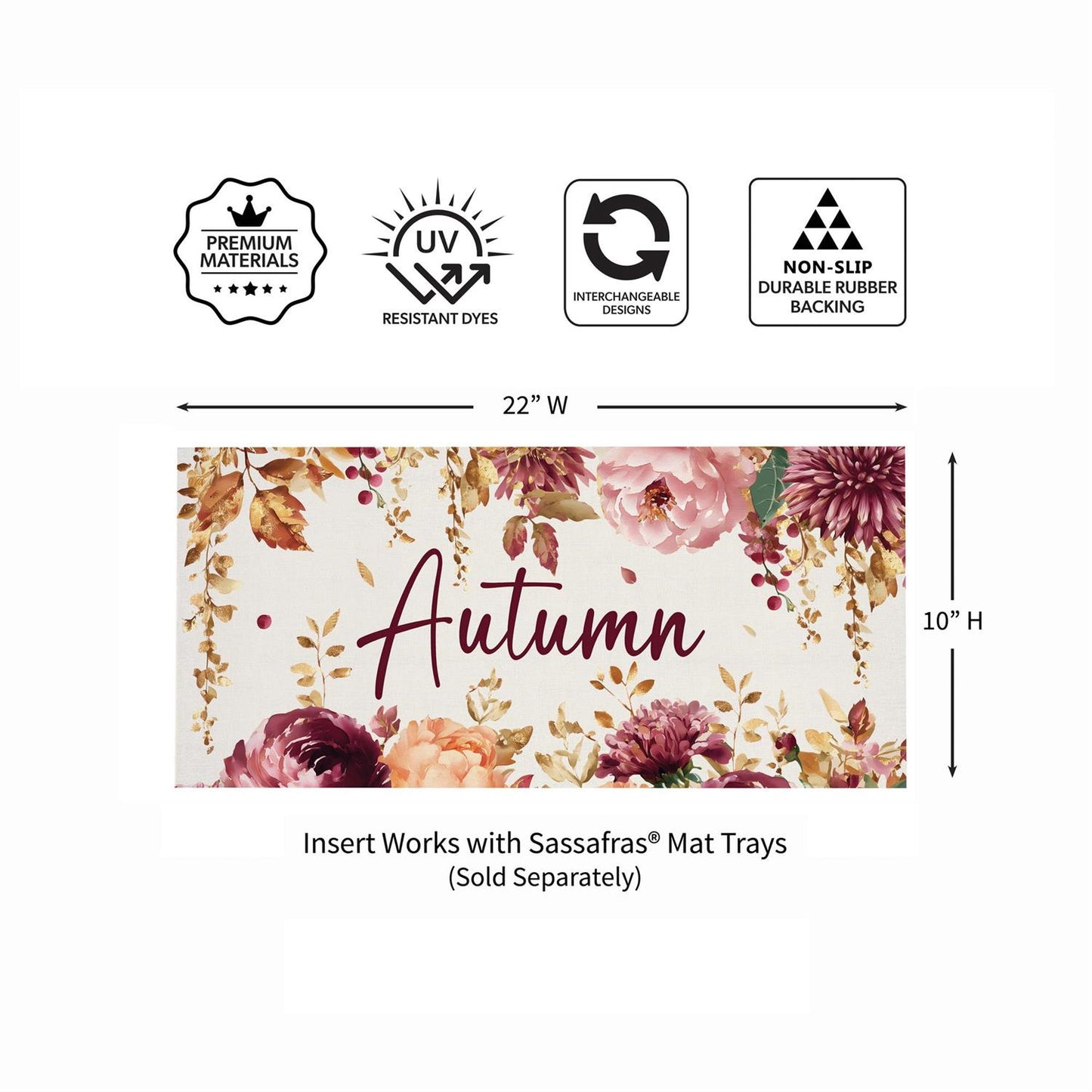 Sassafras Mat - Autumn Florals