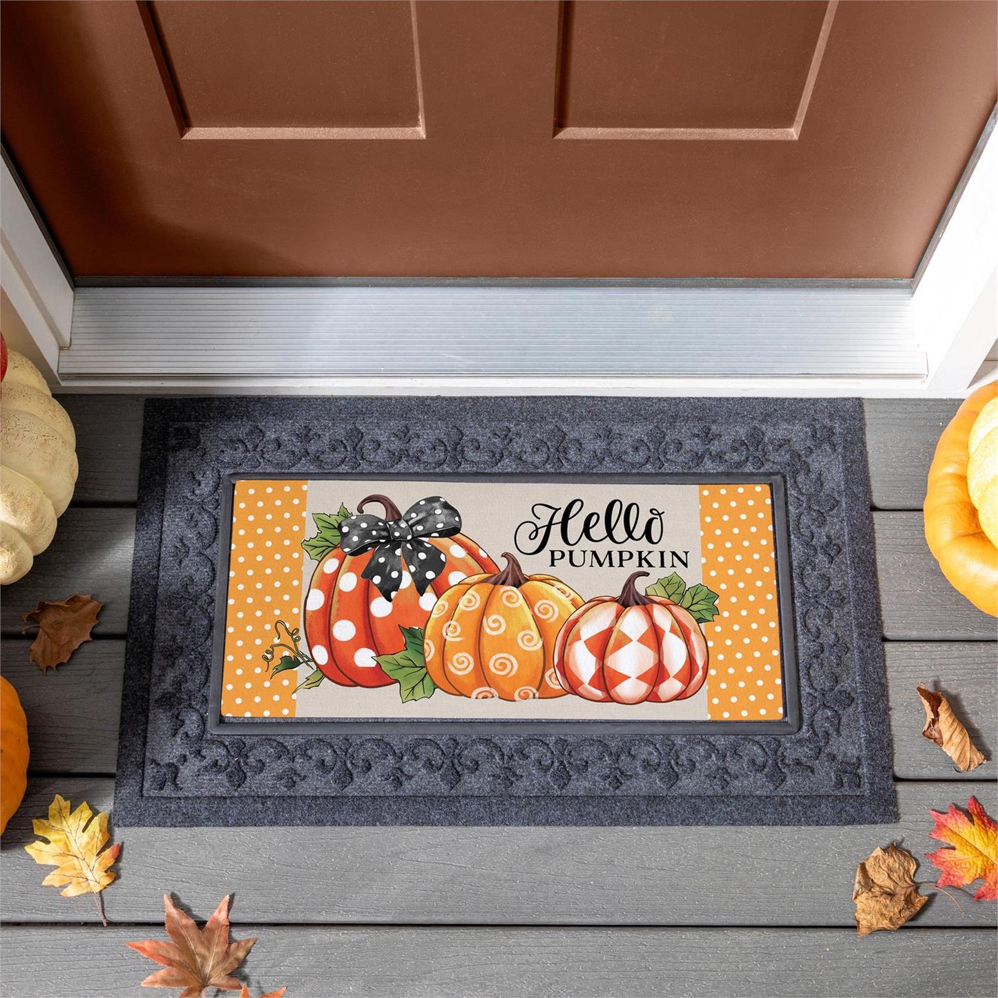 Sassafras Mat - Patterned Pumpkins