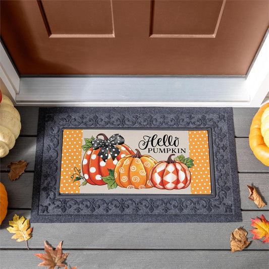 Sassafras Mat - Patterned Pumpkins