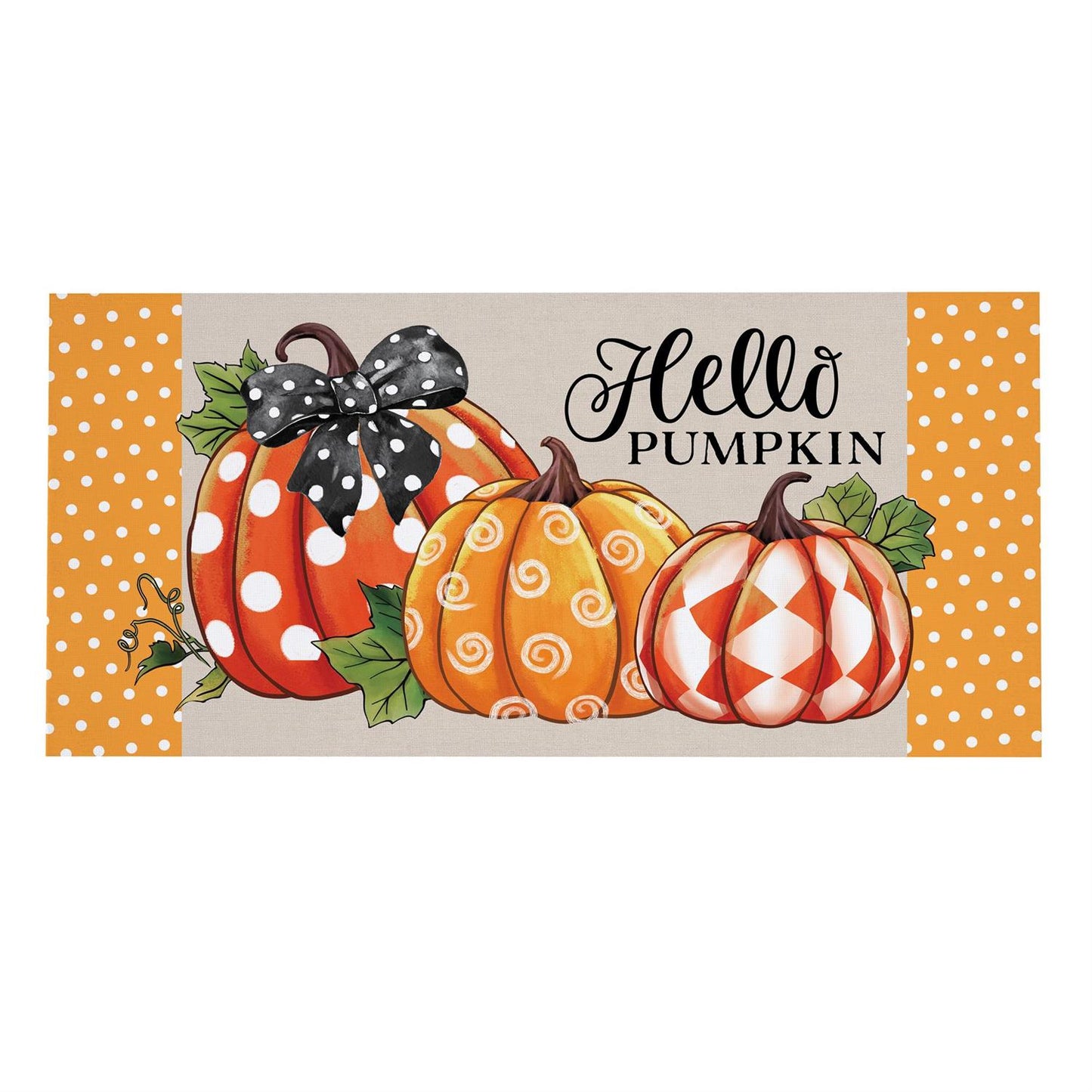 Sassafras Mat - Patterned Pumpkins