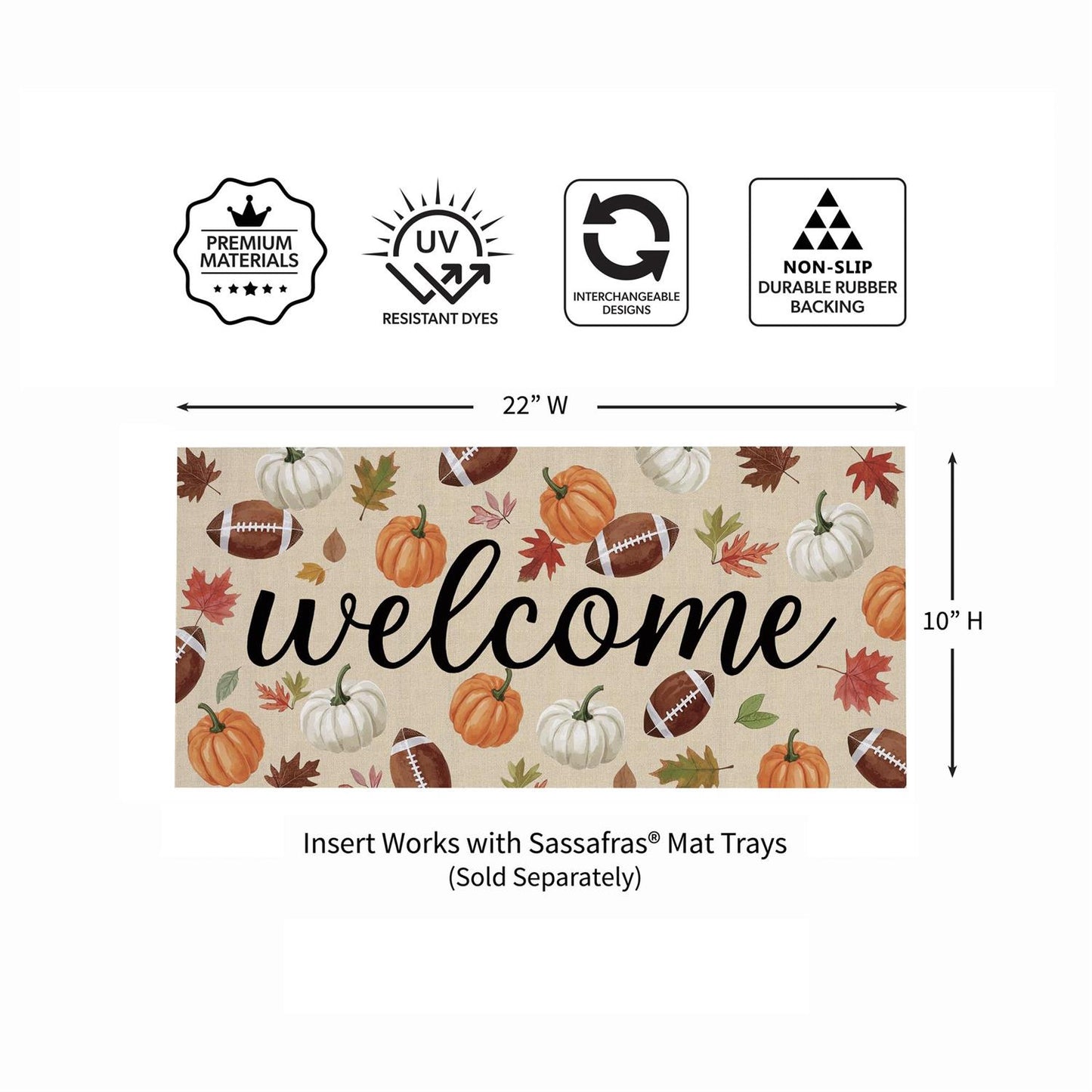 Sassafras Mat - Game Day Welcome