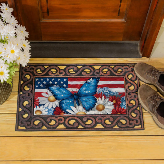 Sassafras Insert - Patriotic Butterfly