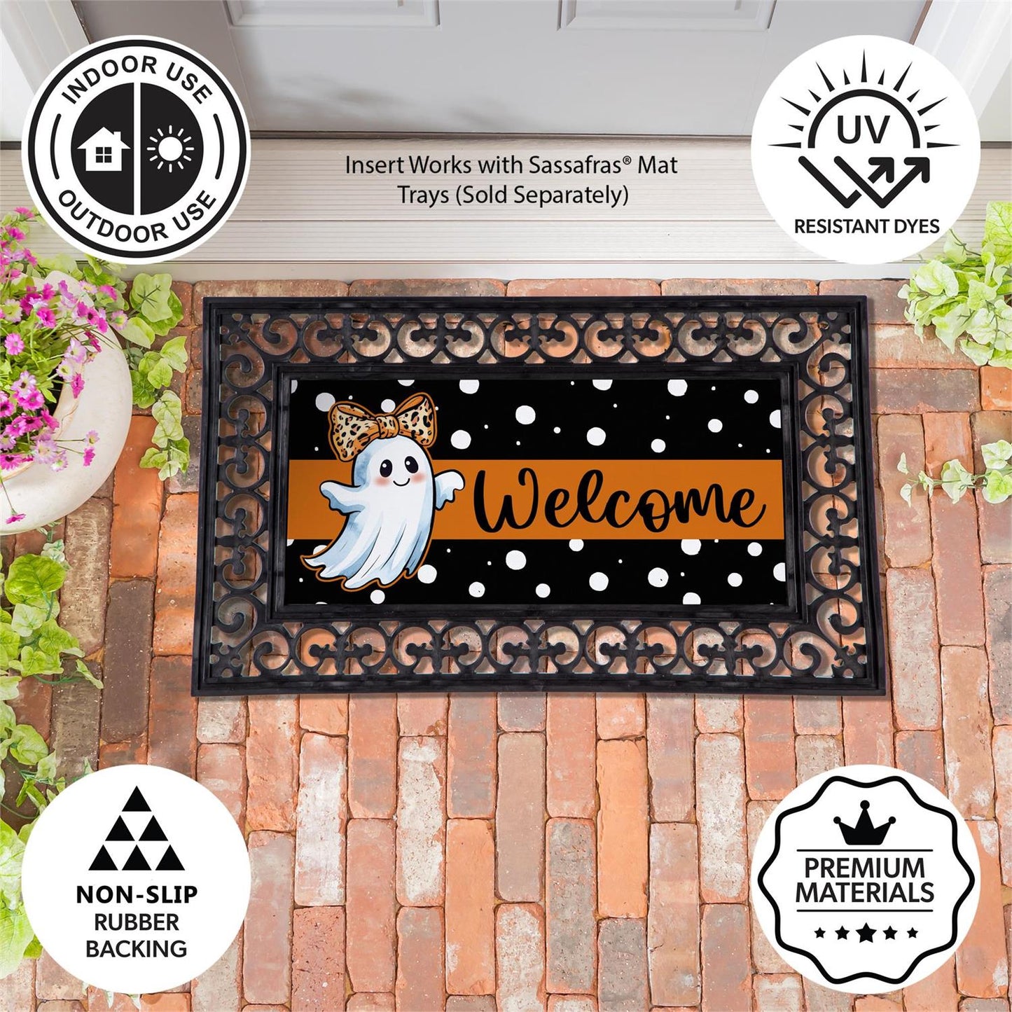 Sassafras Mat - Halloween Ghost