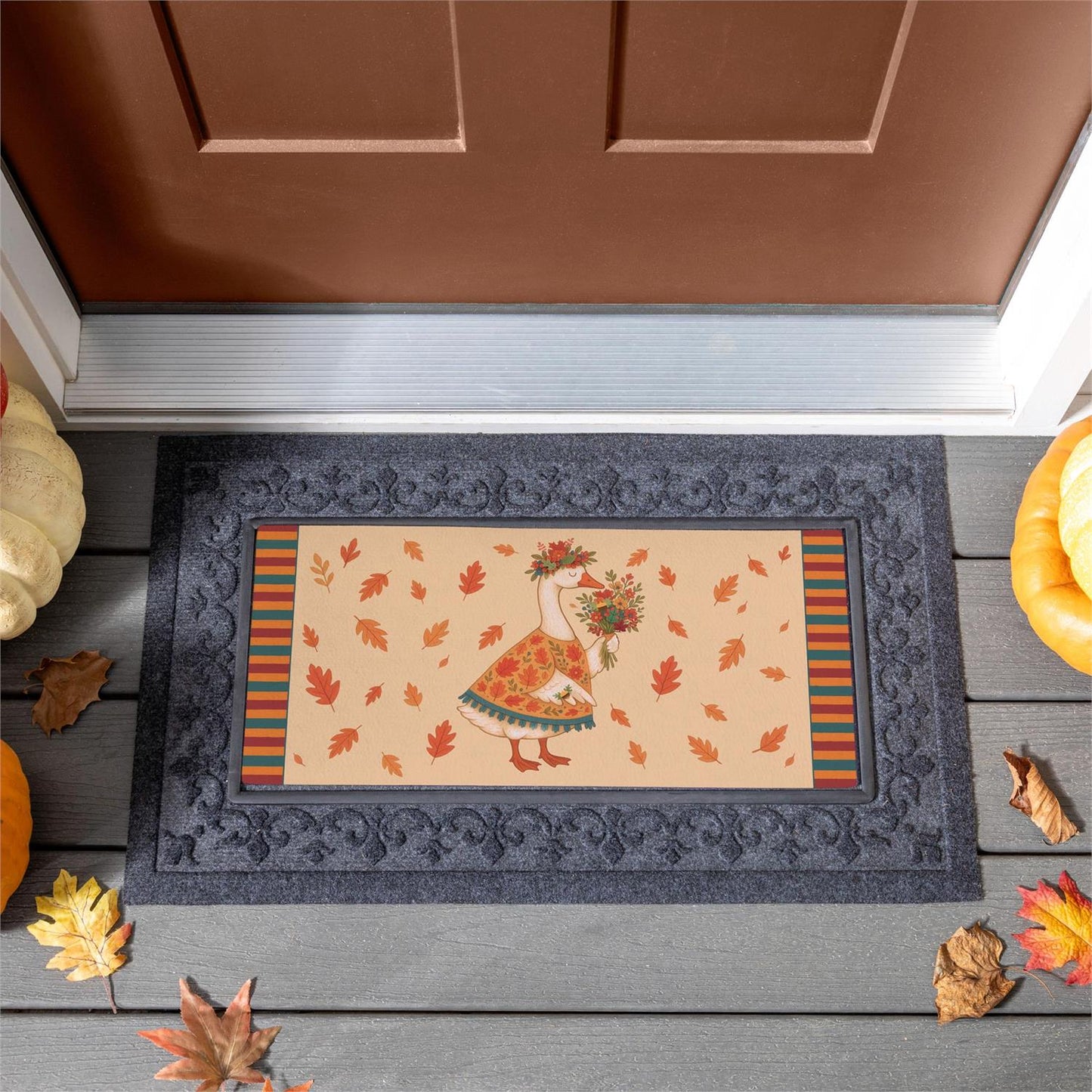 Sassafras Mat - Festive Goose